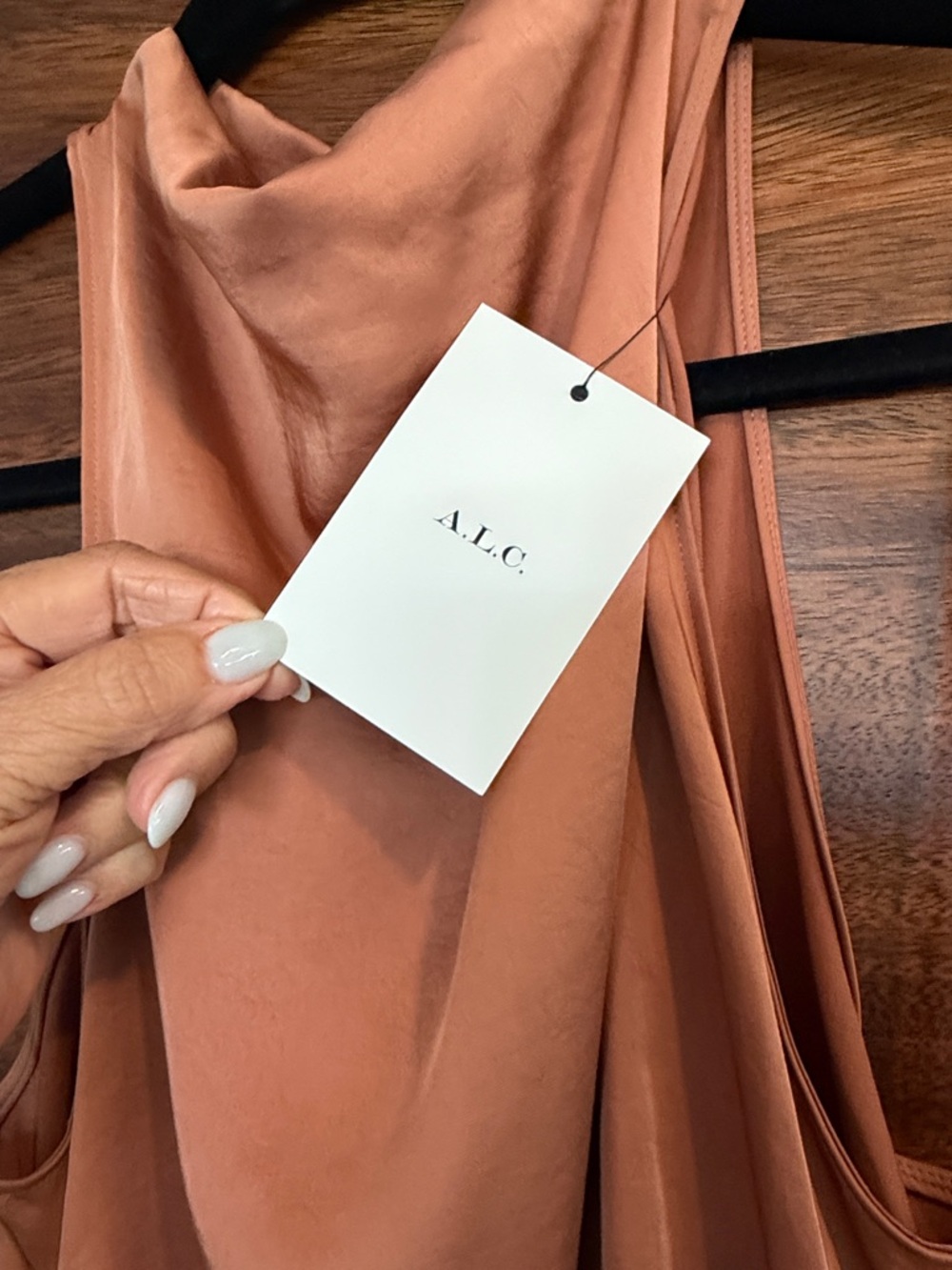 A.L.C. Bronze Maxi Dress With Tags - Size 10